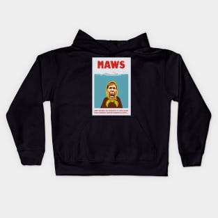 Spoof Scottish Jaws Movie Poster Kids Hoodie